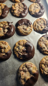 Chocolate Covered Strawberry Chocolate Chip Cookies